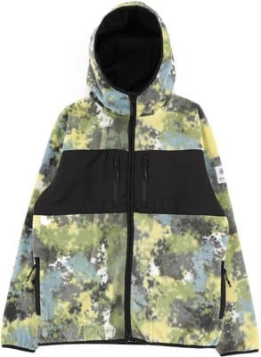 Autumn Hooded Fleece jacket - moss camo - view large