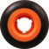 Snot Heroin x Snot Shelloween OG Shape Skateboard Wheels - black/orange core (99a) - reverse