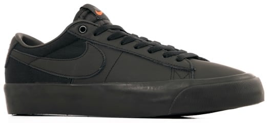 Nike SB Zoom Blazer Low Pro GT Skate Shoes - (orange label) black/black-black-black - view large