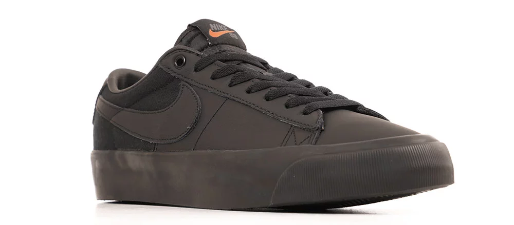 Nike SB Zoom Blazer Low Pro GT Skate Shoes orange label black black black black Tactics