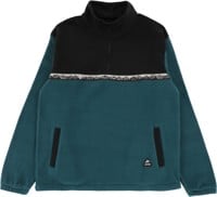 Recycled Fleece Half Zip Crew Sweatshirt