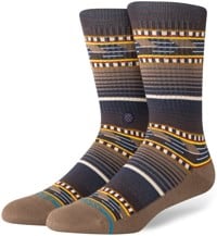 Stance Cedar Rock Crew Sock - brown