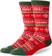 Stance Elf I Know Him Crew Sock - red