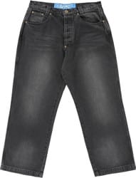 Carpet C-Star Stitch Denim Jeans - fade black