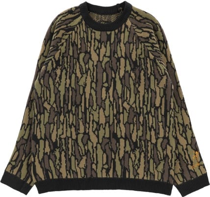 Tactics Bark Camo Jacquard Sweater - camo - view large