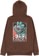 Santa Cruz Godzilla Hand Hoodie - brown - reverse