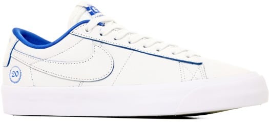 Nike SB Zoom Blazer Low Pro GT PRM Skate Shoes - white/game royal-summit white - view large