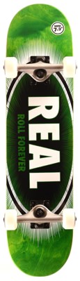 Real Eclipse Oval 7.3 Complete Skateboard - green - view large