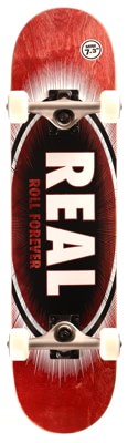 Real Eclipse Oval 7.3 Complete Skateboard - maroon - view large