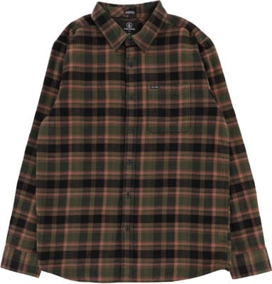 Volcom Caden Plaid Flannel Shirt - view large