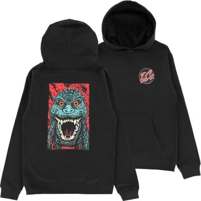 Santa Cruz Kids Godzilla Destroyer Hoodie - black - view large