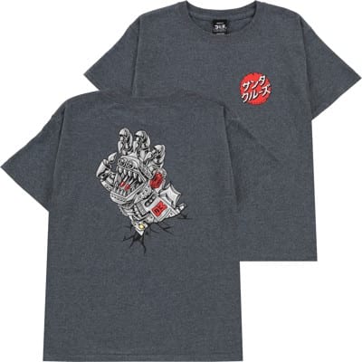 Santa Cruz Kids Godzilla Mecha Hand T-Shirt - dark heather - view large