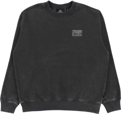 Volcom Backwash Crew Sweatshirt - asphalt black - view large