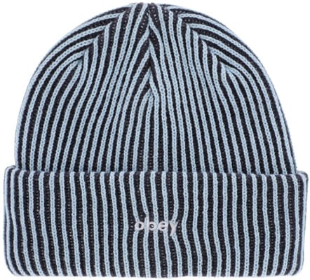 Obey Bowery 2 Tone Rib Beanie - light blue - view large