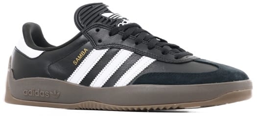 Adidas PUIG Samba Skate Shoes - core black/footwear white/gum - view large