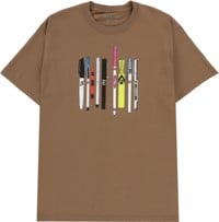 Skate Jawn Markers T-Shirt - brown