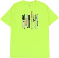 Skate Jawn Markers T-Shirt - highlighter