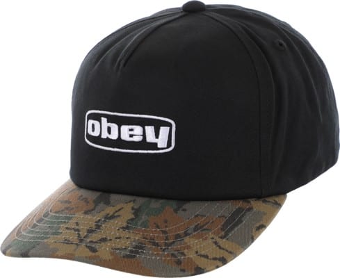 Obey Rankin Snapback Hat - black - view large