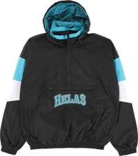 Helas Requins Quarter Zip Jacket - black/turquoise