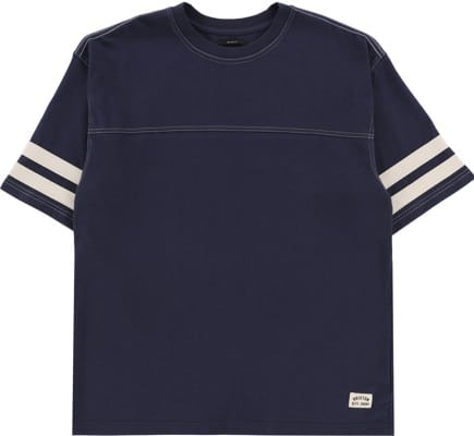 Brixton Varsity Heavyweight Football T-Shirt - washed navy - view large