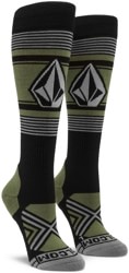 Volcom Women's Stone Lines Snowboard Socks - lichen green