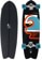 Arbor Fat Fish 32" Surfskate Complete Cruiser Skateboard - silver carver trucks / blue wheels