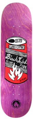 Black Label 35 Years Can 9.0 Skateboard Deck - purple - view large