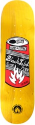 Black Label 35 Years Can 9.0 Skateboard Deck - yellow