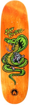 Black Label Rueter Snake & Rat 9.0 Egg Skateboard Deck - orange - view large