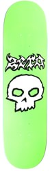 Zero Metal Single Skull 8.5 Skateboard Deck - green