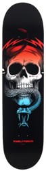 Powell Peralta McGill Skull & Snake 8.0 247 Shape Skateboard Deck - blue fade