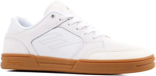 Emerica Heritic Skate Shoes - white/gum - view large