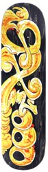 GX1000 Bloody Gold 8.625 Skateboard Deck - black