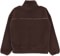 Rhythm Contrast Quarter Zip - chocolate - reverse