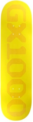 GX1000 OG Logo Stain 8.375 Skateboard Deck - yellow - view large