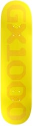 GX1000 OG Logo Stain 8.375 Skateboard Deck - yellow