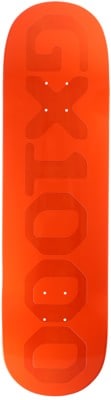 GX1000 OG Logo Stain 8.625 Skateboard Deck - orange - view large