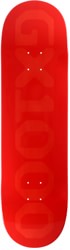 GX1000 OG Logo Stain 8.75 Skateboard Deck - red