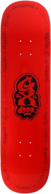 GX1000 Sketch 8.25 Skateboard Deck - red - view large