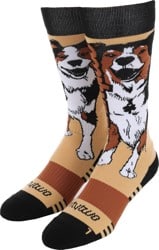 Thirtytwo Signature Merino Snowboard Socks - (scott stevens) black/brown