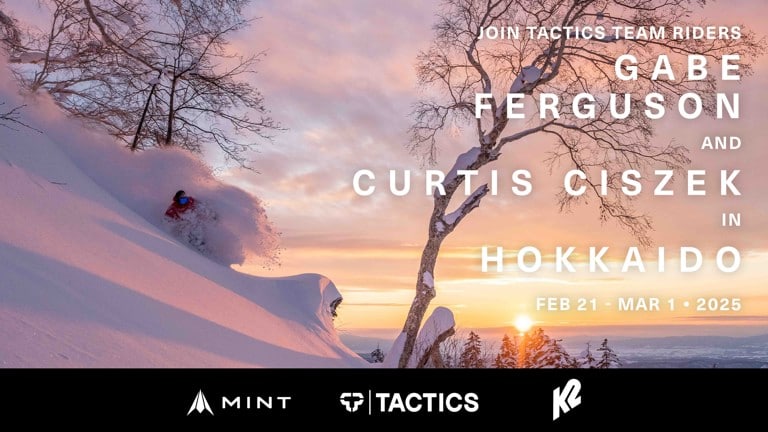 Snowboard Japan with Tactics in February 2025!