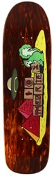 Theories The Builder 9.25 Coffin Shape Skateboard Deck - brown