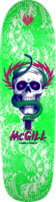 Powell Peralta McGill Skull & Snake 8.97 Flight K21 Shape Skateboard Deck - green/white - view large