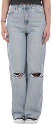 RVCA Women's Coco Denim Jeans - bleached indigo