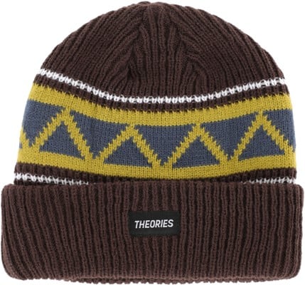 Theories Peaks Beanie - brown - view large