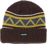 Theories Peaks Beanie - brown