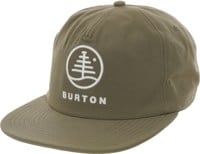 Burton Family Tree Snapback Hat - forest moss