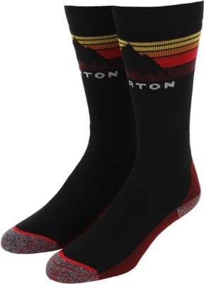 Burton Kids Emblem Midweight Snowboard Socks - true black - view large