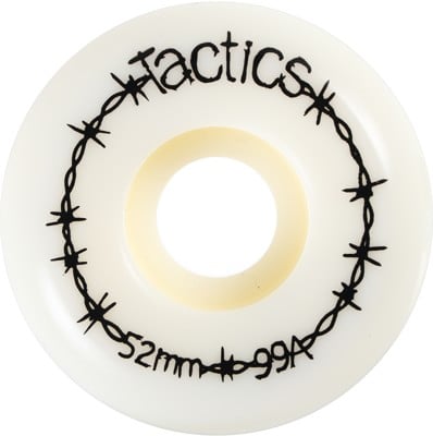 Tactics Barbed Wire Skateboard Wheels - white (99a) - view large