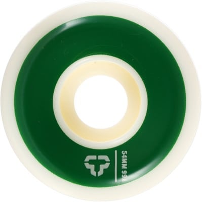 Tactics Icon Skateboard Wheels - white/green (99a) - view large